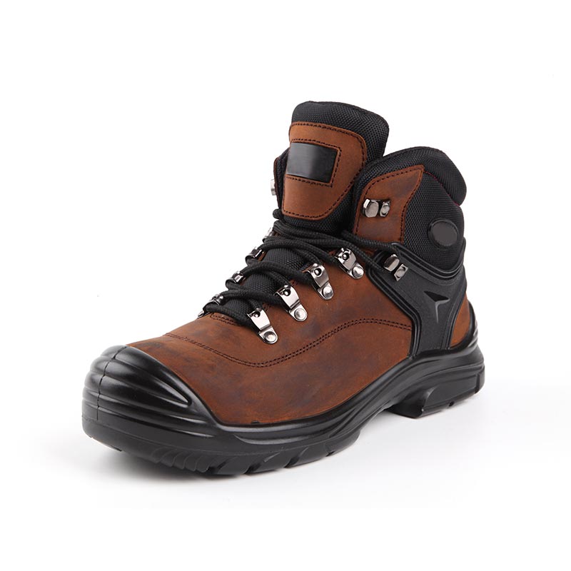 รองเท้านิรภัยสำหรับงานก่อสร้างกันน้ำแบบ Mid-Cut Steel-Toe